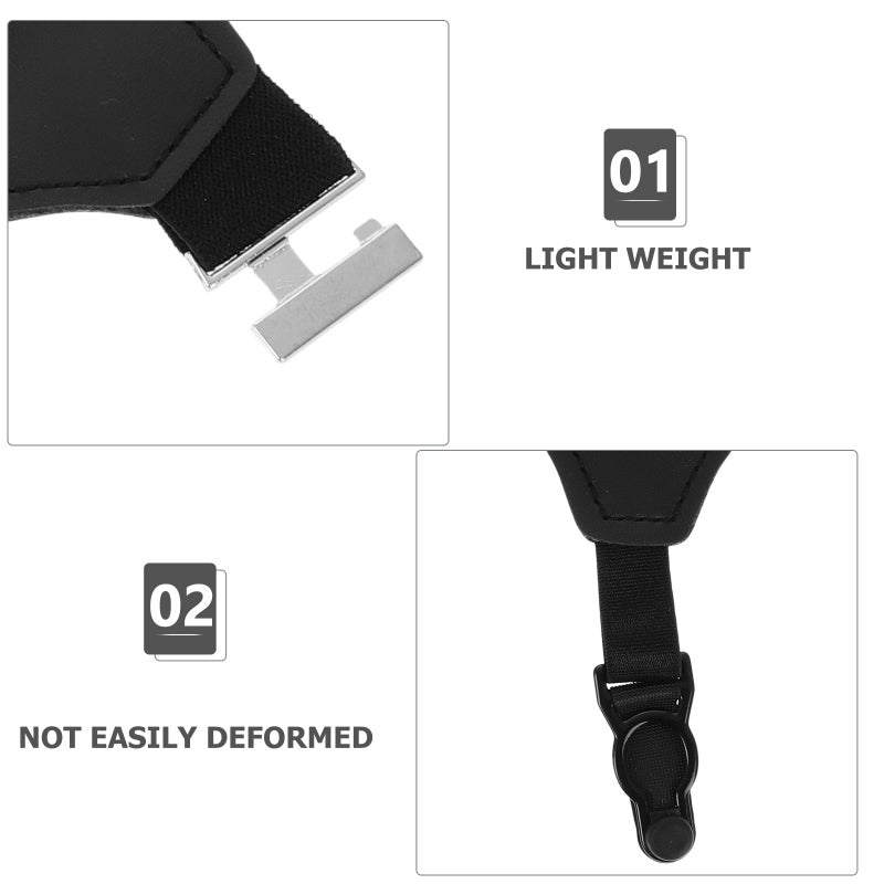 2pcs Sock Garters With Anti- Clips Comfortable Sock Holders For Ice Hockey And Skating Universal Sock Fasteners For Men - Image 3