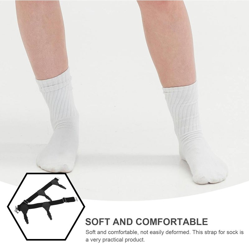 2pcs Sock Garters With Anti- Clips Comfortable Sock Holders For Ice Hockey And Skating Universal Sock Fasteners For Men - Image 5