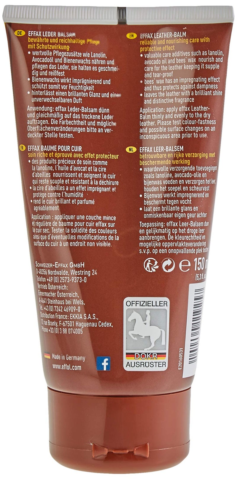 Effax Leather Balm, 150ml - Image 2