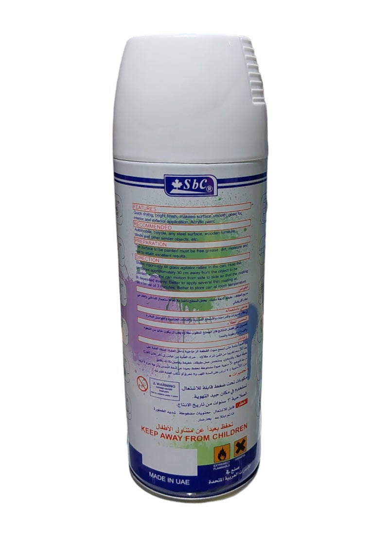 SBC - All Purpose Spray Paint White 400ml - Image 1