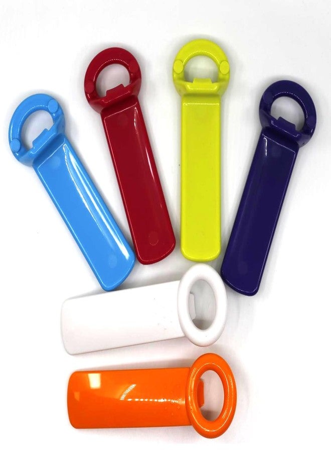 XINJIDUO 6 Pcs Jar Key Opener for Weak Hands, Elderly & Children - Plastic Jar Lid Opener with Easy Grip, Hand Held, 5.5", Colorful Design - Image 1