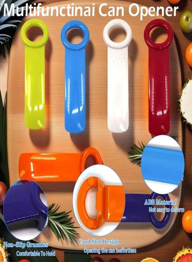 XINJIDUO 6 Pcs Jar Key Opener for Weak Hands, Elderly & Children - Plastic Jar Lid Opener with Easy Grip, Hand Held, 5.5", Colorful Design - Image 5