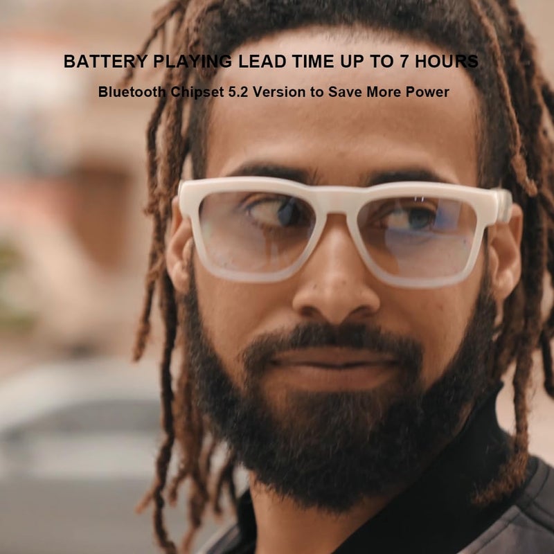 OhO sunshine OhO Smart Glasses,32G MP3 Bluetooth Sunglasses with Open Ear Speaker Headphone, Indoor&Outdoor Sports,Polarized UV Protection,For Men Women - Image 3