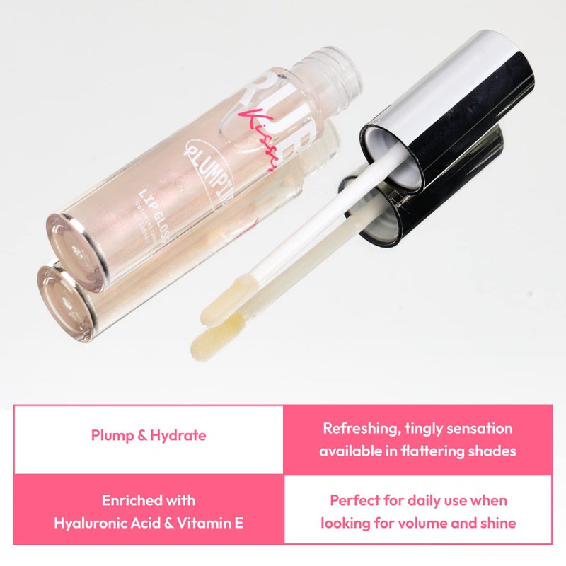 Ruby Kisses Plumping Lip Gloss â€“ Hydrating, Voluminous, High-Shine, Cruelty-Free Lip Plumper, Smoothing, Instinct Lip Maximizer, 4 Colors, 0.15 FL oz. (Dreamsicle) - Image 3