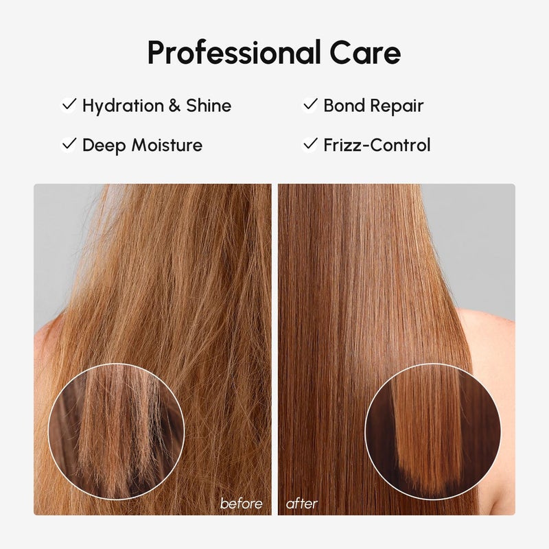 MAREE Deep Conditioning Hair Mask for Damaged Hair Treatment 2 PACK - Keratin Hair Care for Hydrating Growth Repair Moisturizing - Dry Curly Color Treated Frizzy - Tratamiento Mascarilla Para Cabello - Image 4