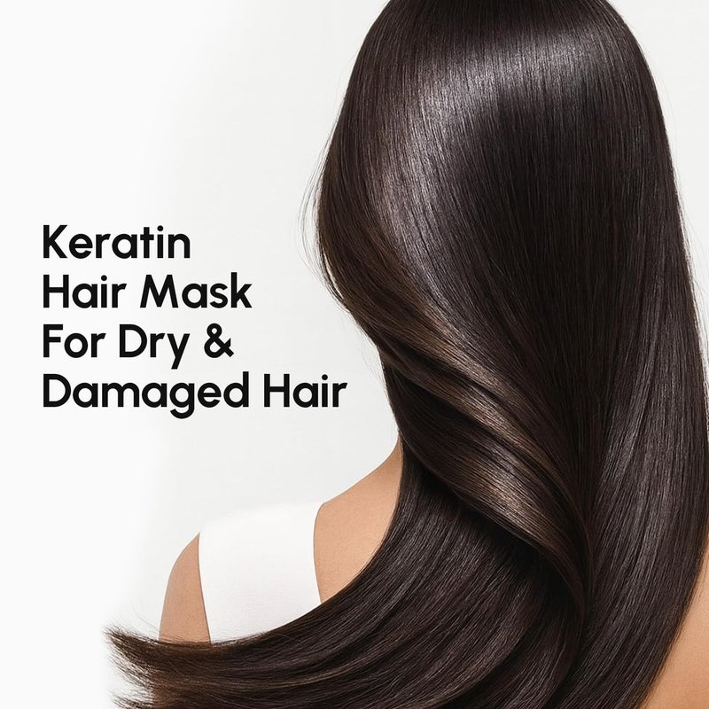 MAREE Deep Conditioning Hair Mask for Damaged Hair Treatment 2 PACK - Keratin Hair Care for Hydrating Growth Repair Moisturizing - Dry Curly Color Treated Frizzy - Tratamiento Mascarilla Para Cabello - Image 3