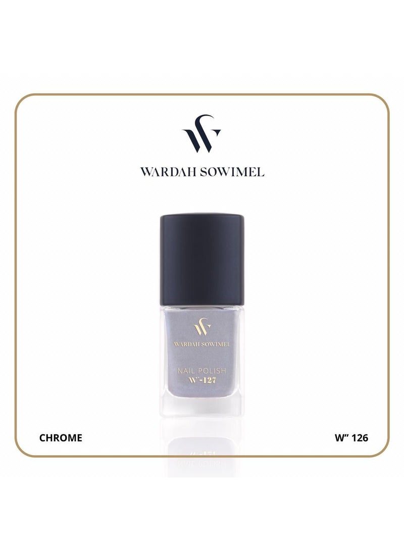 وردة صويمل طلاء أظافر من وردة صويمل - كروم - W127 - Image 4