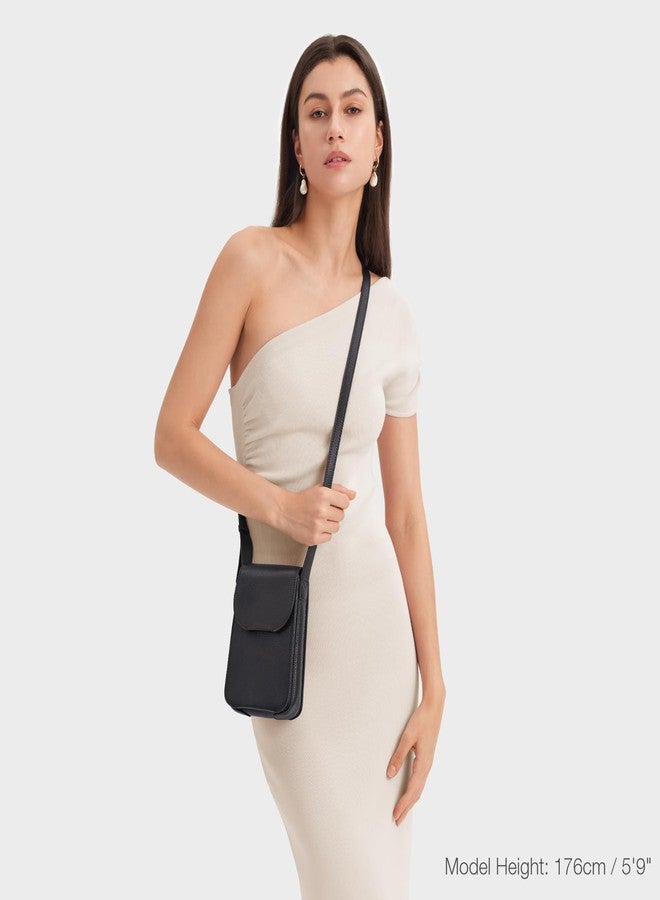 Kattee Leather Crossbody Bags for Women Trendy, Small Phone Purses Wallet Shoulder Handbags Travel with Card Slots - Image 3