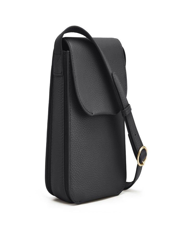 Kattee Leather Crossbody Bags for Women Trendy, Small Phone Purses Wallet Shoulder Handbags Travel with Card Slots - Image 1