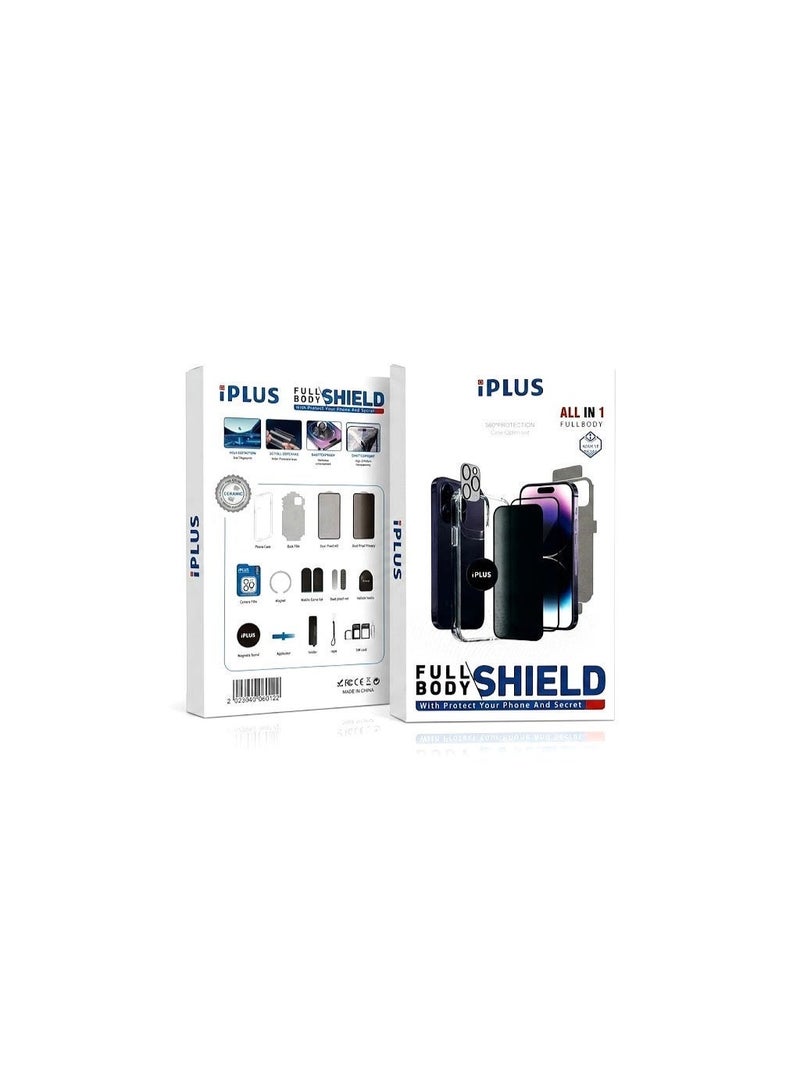 iplus 14-in-1 Ultimate Protection Kit for iPhone 17 Pro – 360° Full Body Shield | Shockproof & Anti-Scratch | Privacy & Camera Protection | MagSafe Compatible + Mobile Gaming Accessories - Image 3