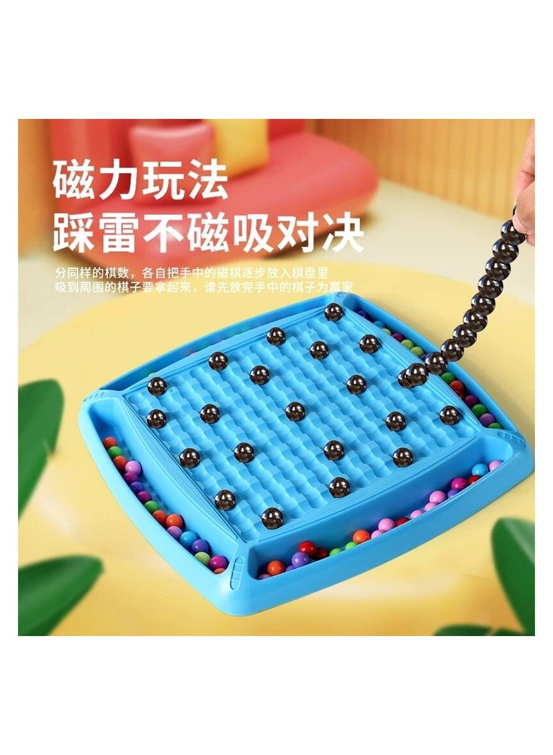 Magnetic Chess Game  Battle Chess with Magnetic Puzzle Checkers Game Magnetic Chess Game, Travel Chess Magnetic, Portable Chess Board Party for Family Reunions - Image 2