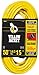 Yellow Jacket 2734 14/3 Heavy-Duty 15-Amp SJTW Extension Cord with Locking Plug; 50-Feet - Image 2