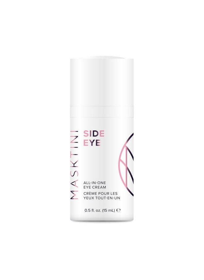 Masktini Side Eye Allinone Eye Cream 0.5 Ounce Face Moisturizer With Apple And Green Tea Extracts Collagen Boosting Eye Cream For Puffiness  - Image 1