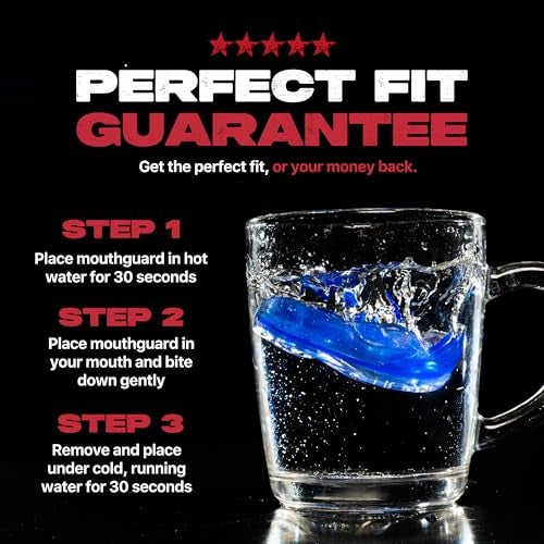 SafeJawz Elements Dual Layer Mouthguard Premium Protection Adults and Junior Gum Shield with Case for Boxing, MMA, Rugby, Martial Arts, Judo and All Contact Sports (Ice, Adult (12+)) - Image 4
