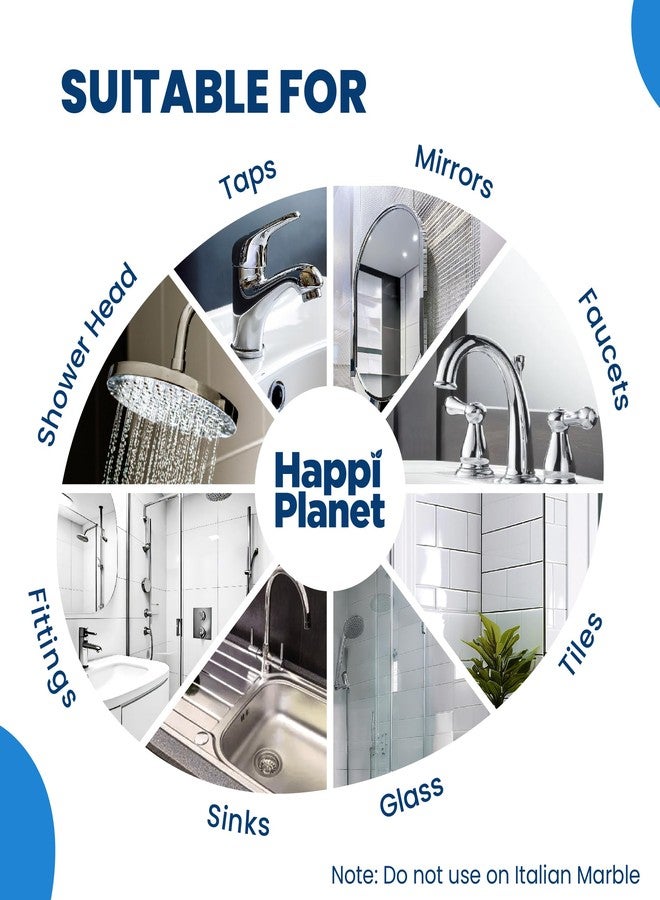 Happi Planet | Tap Cleaner & Limescale Remover | India's 1St Foaming Formulation For Reduced Scrubbing Effort | 500Ml | Suitable For Bathroom, Tap, Shower, Tiles, Mirrors | Non Toxic & Eco-Friendly - Image 3
