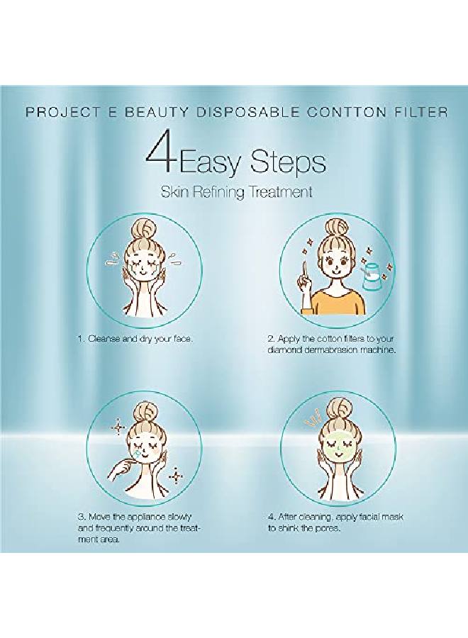 Project E Beauty Small (11Mm) Cotton Microdermabrasion Filters 500Counts  - Image 5