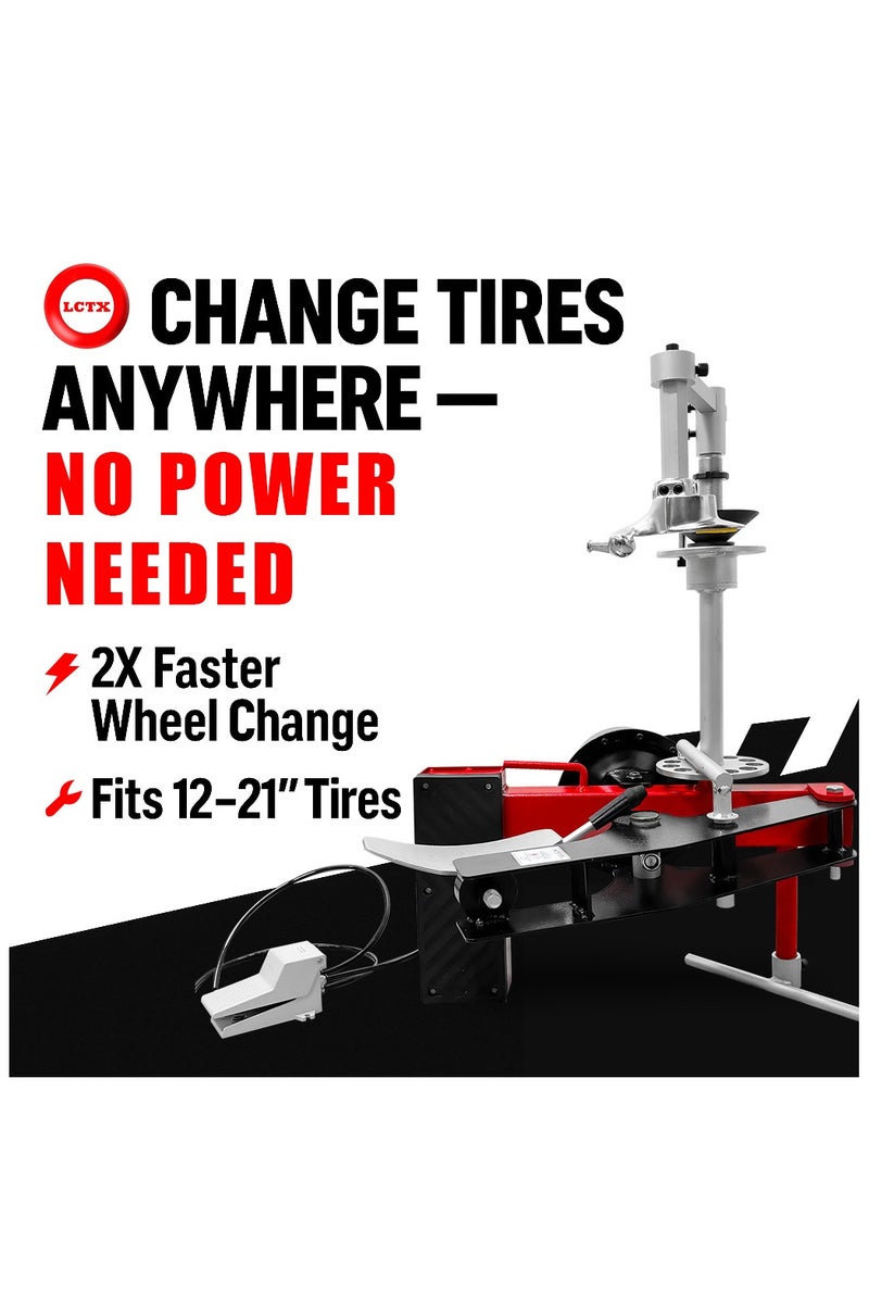 Portable Car Tire Changer – Roadside & Home Use | 12–21” | Heavy Duty, No Electricity - Image 2