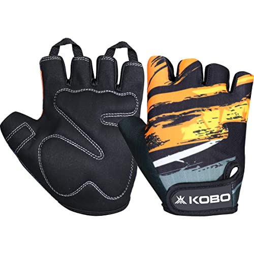 Kobo WTG-66 Weight Lifting Gym Gloves Hand Protector for Fitness Training - Image 1