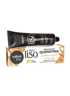 Salon Line Salon Line - Linha Meu Liso (Restauracao Intensa) - Recarga de Queratina 80 Gr - (My Straight (Intense Repair) - Keratin Recharge Net 2.82 Oz)  - Image 4