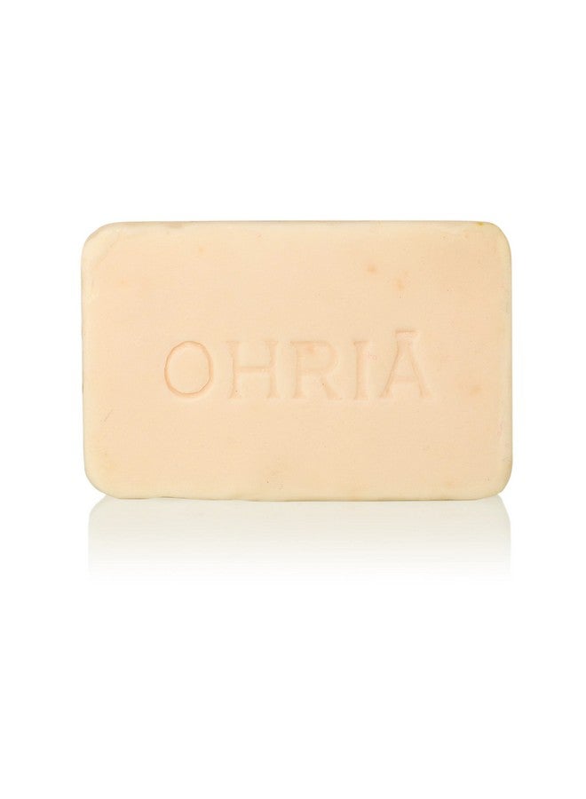 OHRIA Ayurveda Rose Milk & Vanilla Bathing Bar Refreshing & Rejuvenating 120G - Image 3