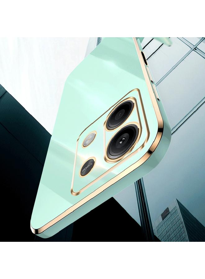 شين لي تونج جراب لهاتف Xiaomi Redmi Note 13 5G بحافة مستقيمة 6D مطلي بالكهرباء من مادة TPU - Image 5