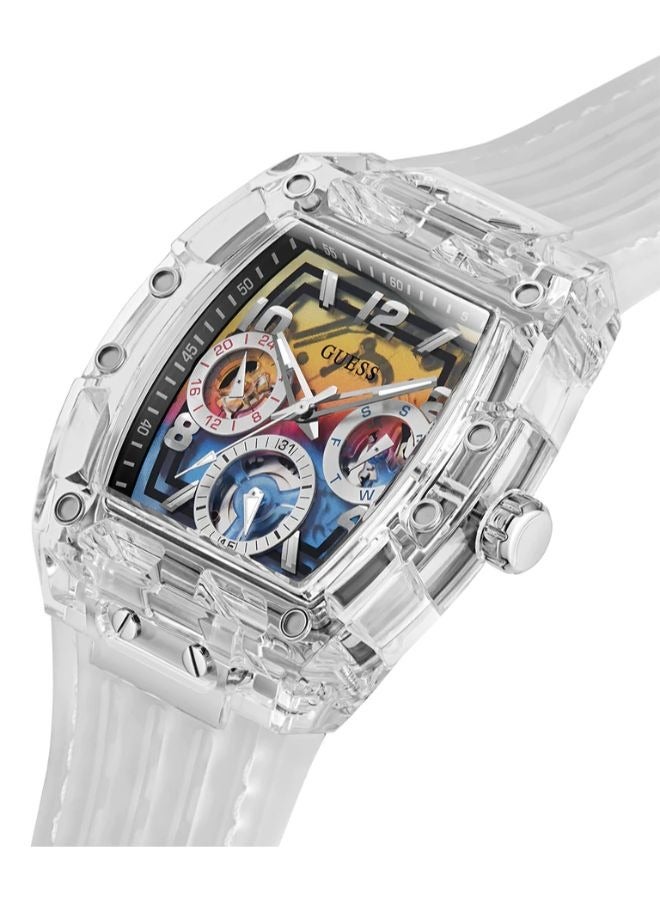 GUESS men’s Chronograph rubber watcH gw0499g3 - Image 2