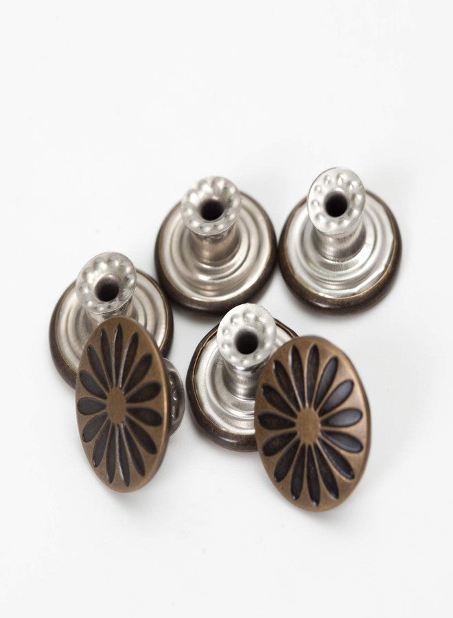 MASONEE 20 Set 17mm Replacement Jeans Buttons - Metal Snap Denim Buttons Kit with Rivets - Image 5