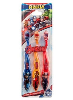 Firefly 3/Pk Marvel Heroes Avengers Kids Toothbrush 