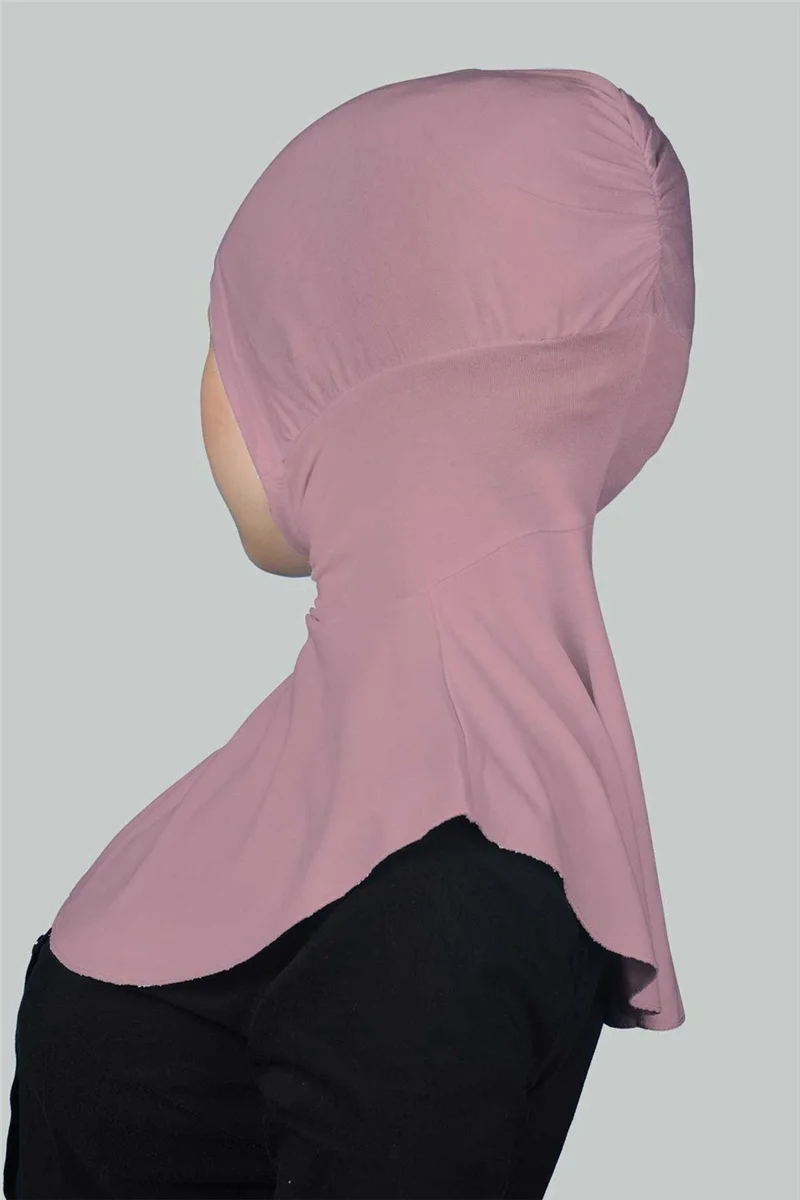 Altobeh Women's Hijab Practical Neck Collar Hijab - Sports Bonnet - Dark Pink