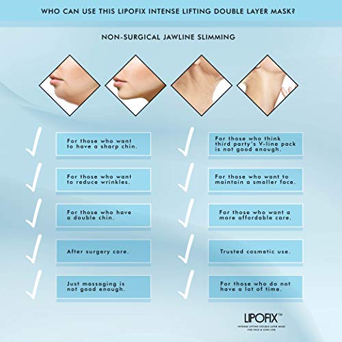 Lipofix Lift & Firm V-Line Sculpting Mask – Advanced Chin & Jawline Shaping Solution for Tightening & Lifting. 5 Masks - Image 2