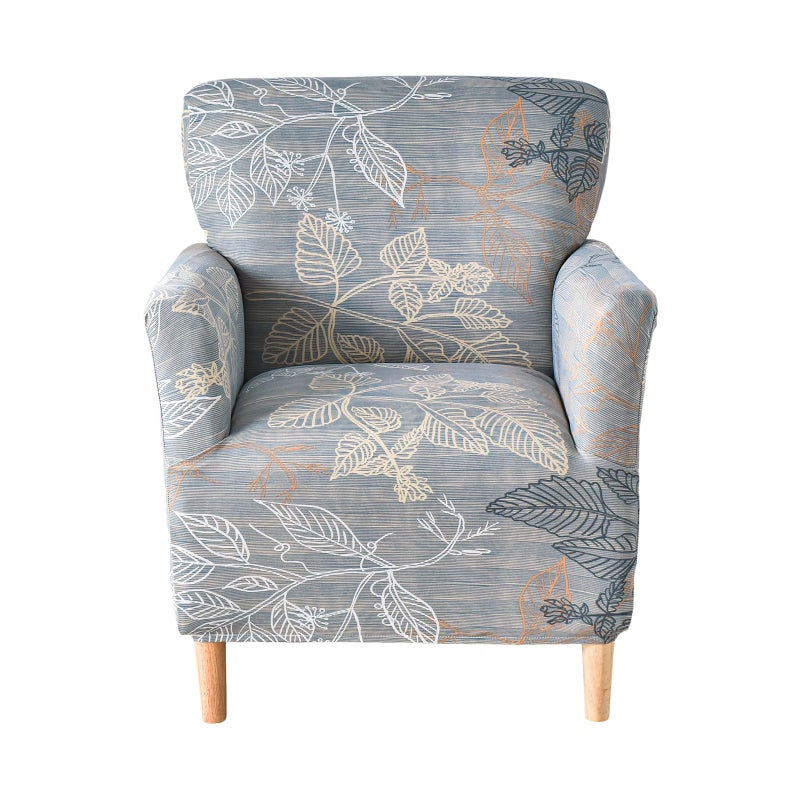 Crfatop Stretch Mid Century Modern Armchair Slipcover 1-Piece Accent Chair Covers With Arms Soft Chair Slipcovers For Living Room Armchair Furniture Protector Office Reception Reading Sofa A17 - Image 1