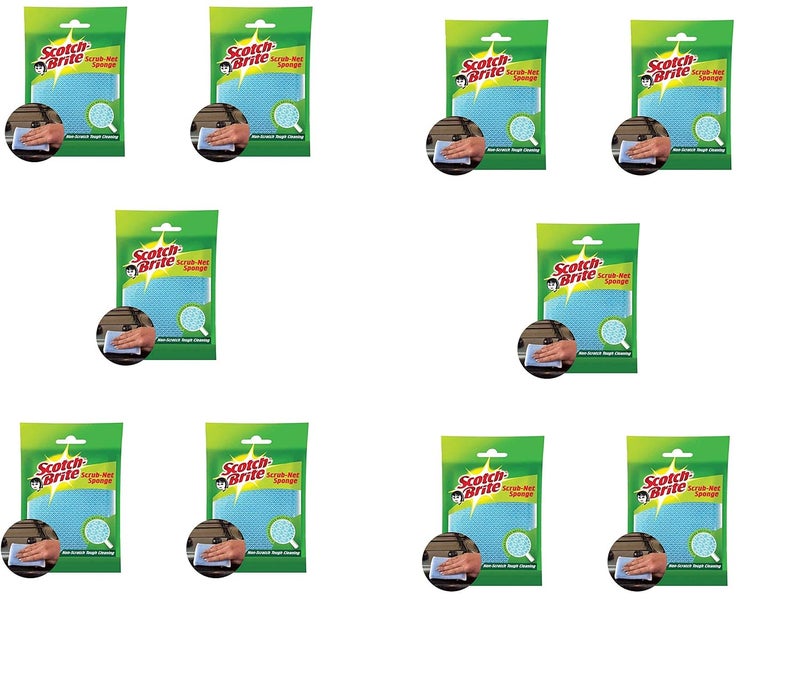 Scotch Brite Scotch Brite Scrub Net SpongePack of 10 - Image 1