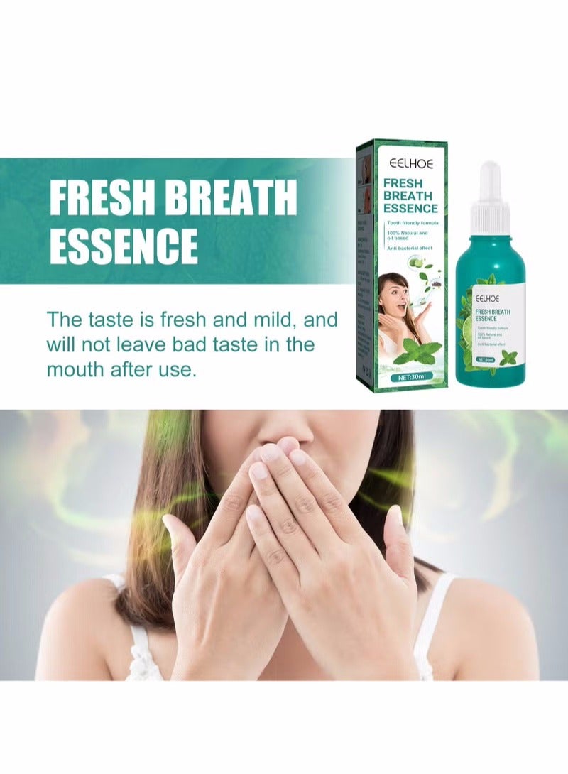 EELHOE Bad Breath Treatment for Adults – Dry and Bad Mouth Smell Removing Drops – Easy to Carry and Handy Fresh Breath Oil-serum, 30 ml (Pack of 1) - Image 2