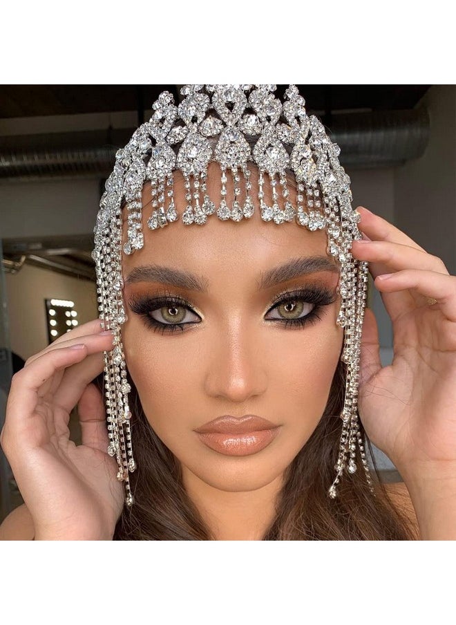 STONEFANS STONEFANS 1920s Gatsby Flapper Headband (Silver3, Free)  - Image 1