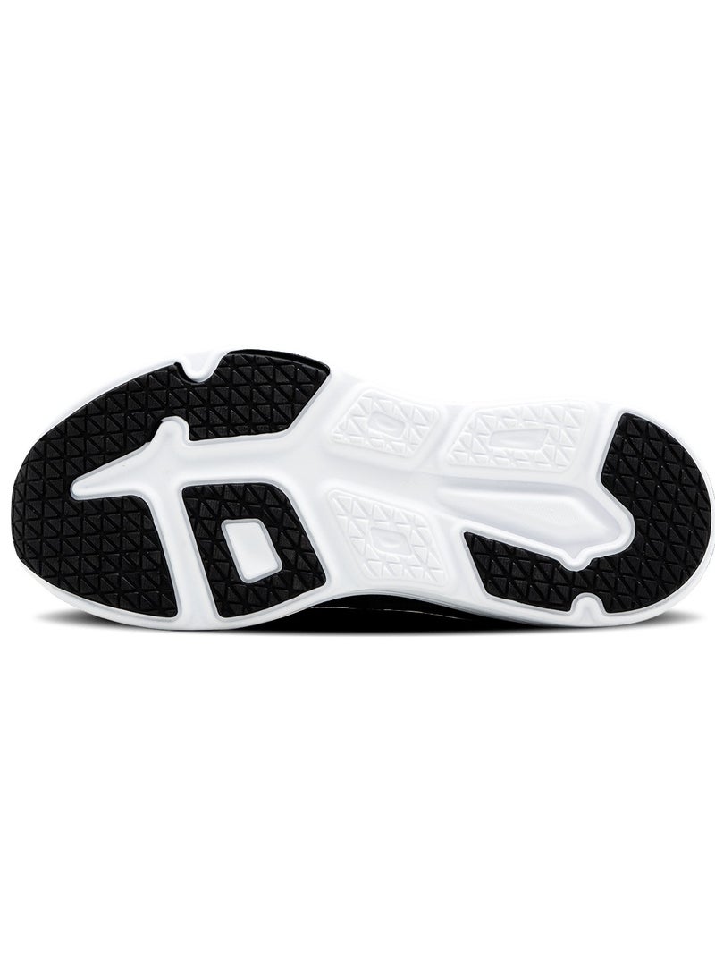 HUNDRED Hundred Softstride  Multipurpose Shoes | Running, Walking, Training, Gym & Jogging | Active Grip Rubber Technology | Heel Shield Protection (White/Gold/Black - EUR 40)  - Image 3