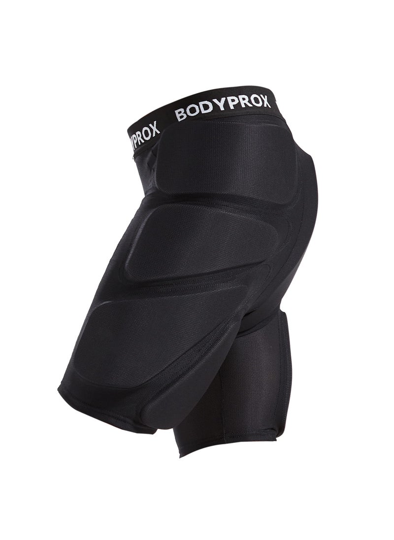 Bodyprox Bodyprox Protective Padded Shorts for Snowboard,Skate and Ski,3D Protection for Hip,Butt and Tailbone (Large) Black  - Image 1