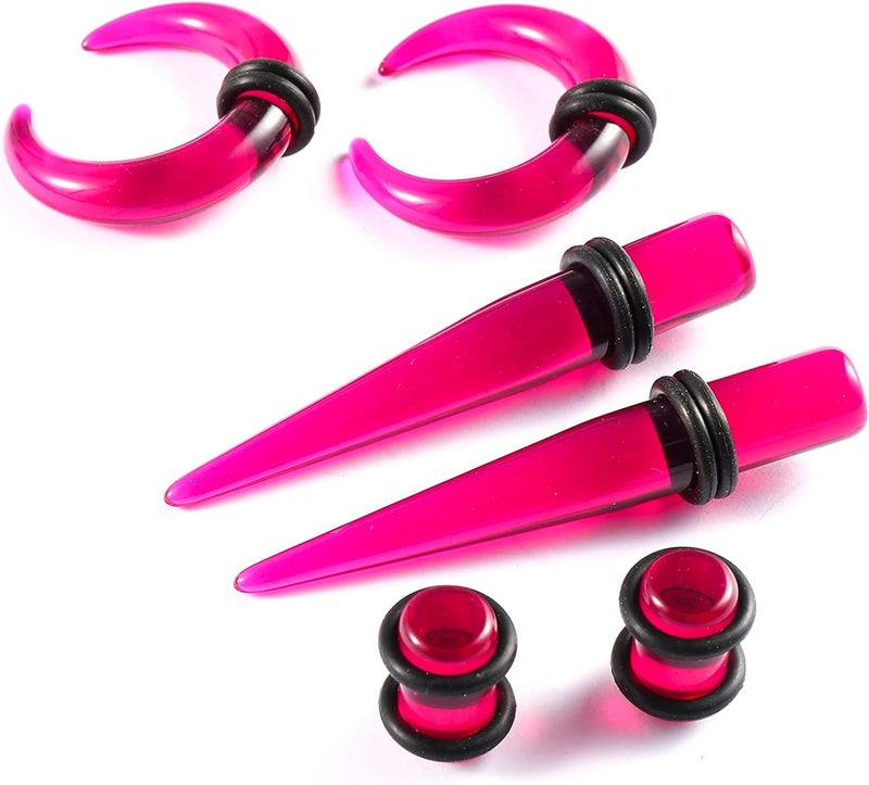 Memsion Ear Stretching Kit 54 Pieces 14Gauges-00Gauges Earrings Piercing Kit - Image 5