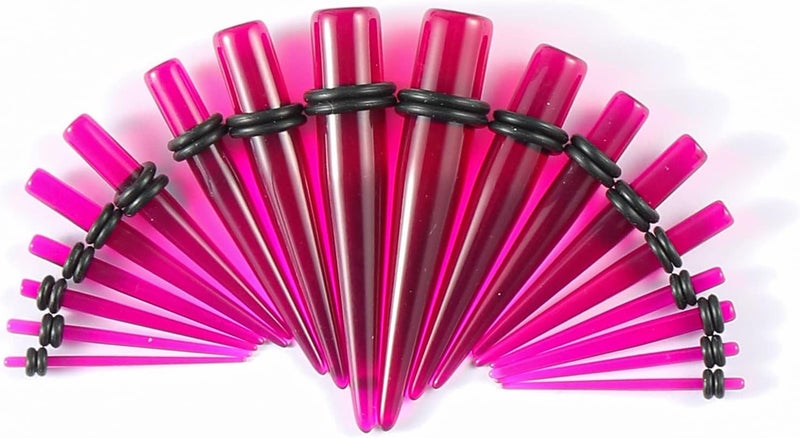 Memsion Ear Stretching Kit 54 Pieces 14Gauges-00Gauges Earrings Piercing Kit - Image 3