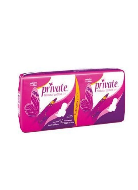 PRIVATE ULTRA EXTRA THIN NIGHT 14 PADS
