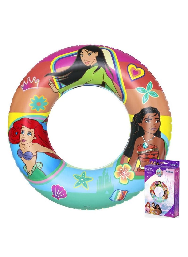 بست واي حلقة سباحة قابلة للنفخ 56 سم برنسيس 91043 - Image 1