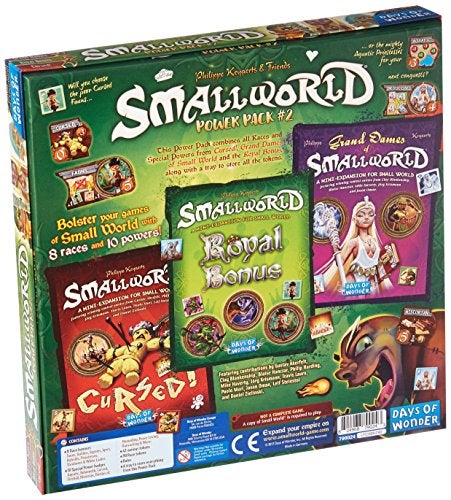 Days of Wonder Small World Board Game Cursed! + Royal Bonus + Grand Dames of Small World POWER PACK #2 - Family Game for Kids & Adults, Ages 8+, 2-5 Players, 60 Min Playtime, Made by Days of Wonder - Image 2