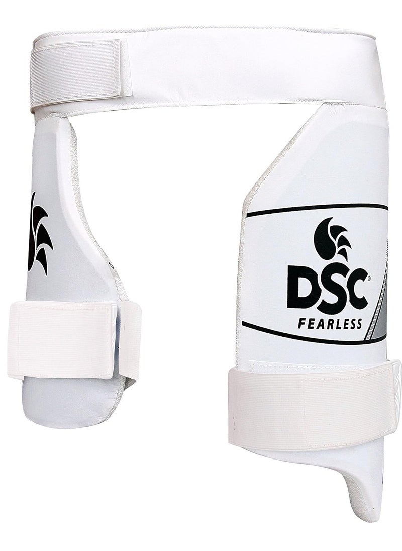 DSC Condor Flite Combo Cricket Thigh Pad |   Size: Youth, Right Hand | Material: PVC | Thigh Guard Protector | Lower Body Protection for Batsman 