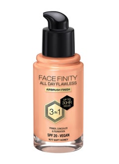 Facefinity All Day Flawless Foundation - N77 Soft Honey