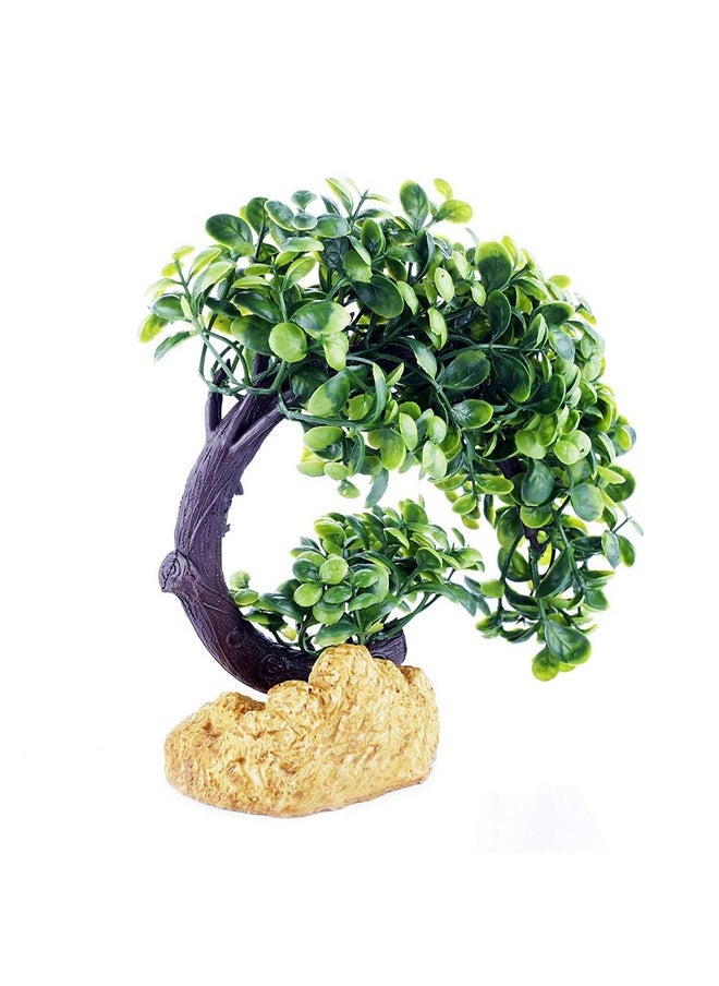 Emily Pets - Fish Aquarium Decorative Artificial Plastic Plant With Real Effect For Fish Tank (Green, Medium) - Image 1