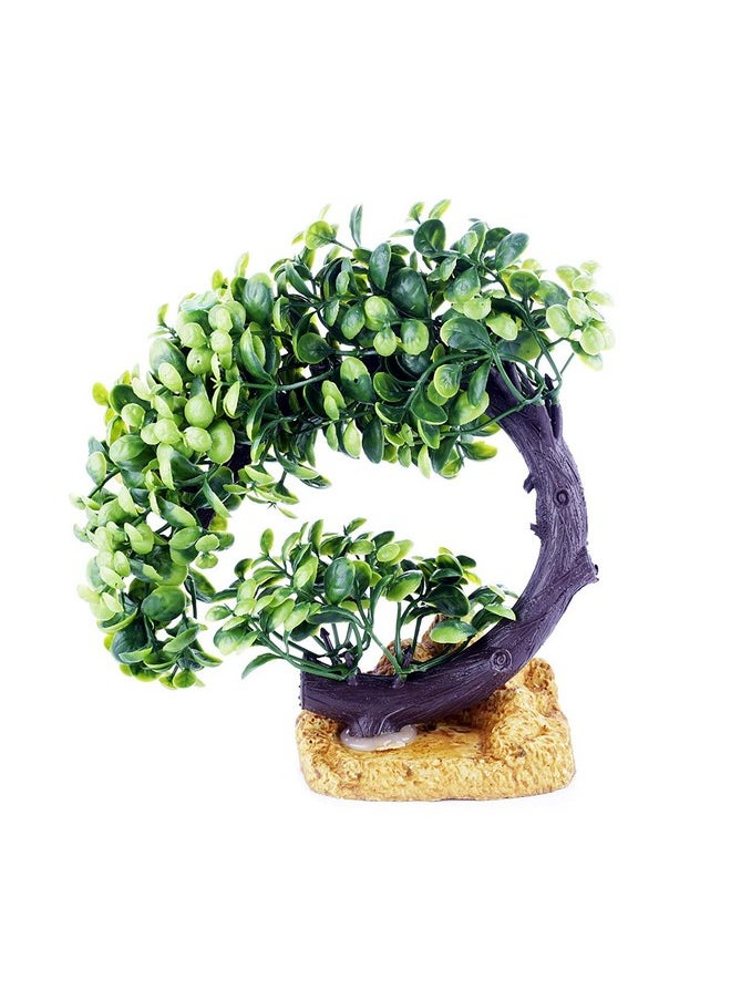 Emily Pets - Fish Aquarium Decorative Artificial Plastic Plant With Real Effect For Fish Tank (Green, Medium) - Image 1