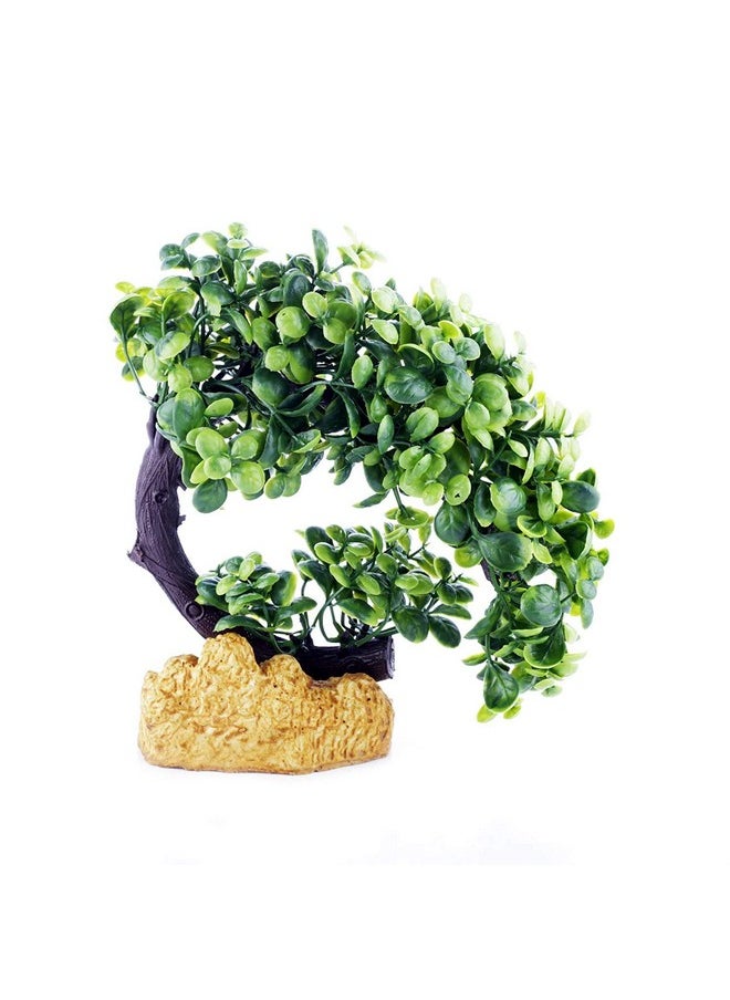 Emily Pets - Fish Aquarium Decorative Artificial Plastic Plant With Real Effect For Fish Tank (Green, Medium) - Image 1