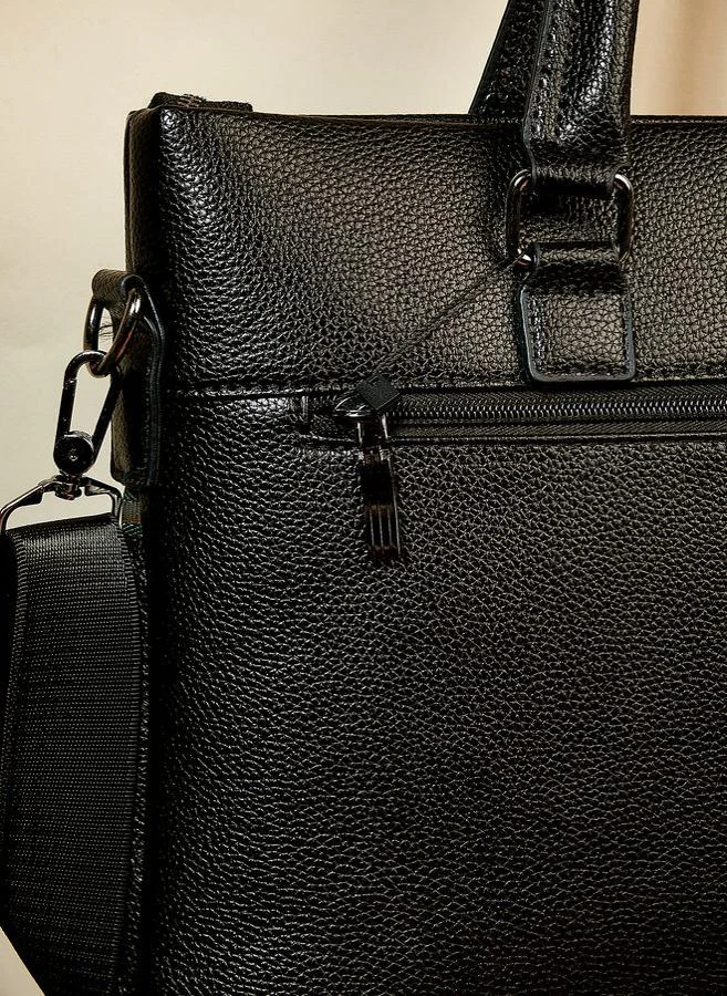 Robert Wood Webbing Detail Laptop Bag
