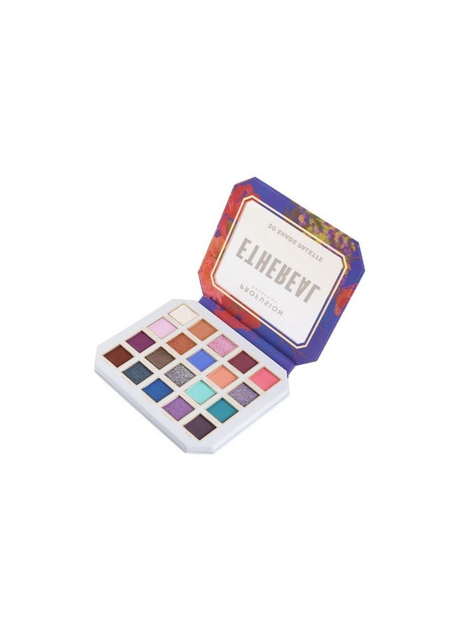 Profusion Cosmetics Ethereal 20 Shade Eyeshadow Palette with Multi Finish and Richly Pigmented Shade, Blendable and Buildable Eyeshadow Palette for Day to Night Eye Catching Looks - Image 3