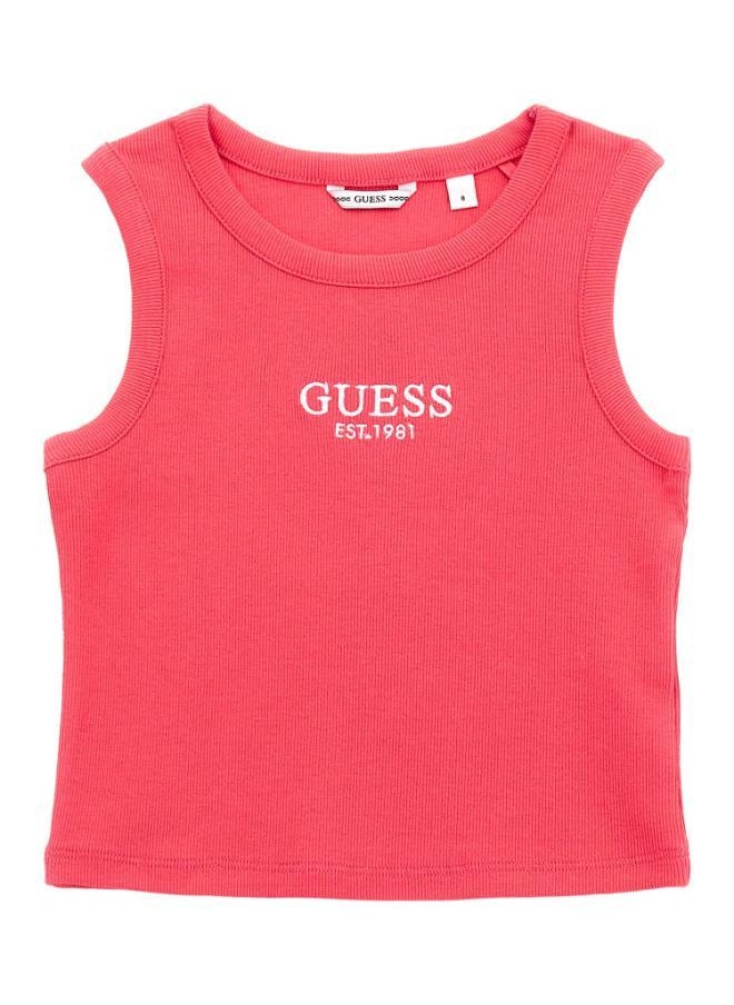 GUESS Kids Midi Crew Neck T-Shirt  - Image 1