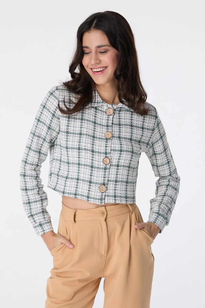 Tofisa 13028-GREEN Bolero